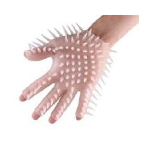 Guante De Masajes Y Masturbación Transparente Femenina Masaje Cabello