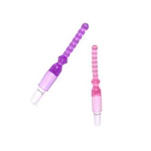 Vara Vibradora Dilatador Anal Plug Rosado - Vio Stick Bolas