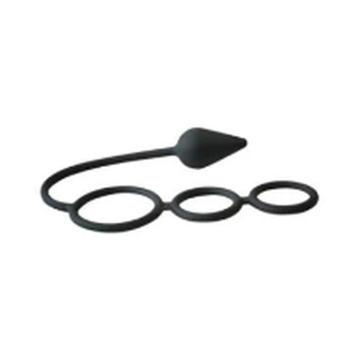 Anal Plug Y Anillo Ring And Plug Silicona 33mm/45mm