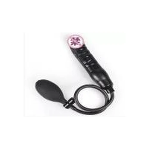 Consolador Dildo Realista Inflable Negro Sin Testiculos