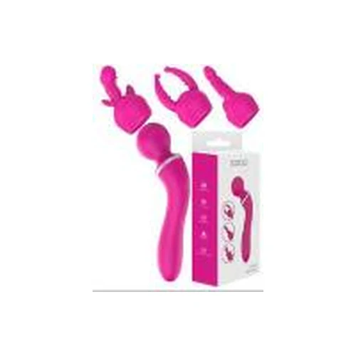 Vara Masajeadora Vibradora Docoo Rosado USB Recargable