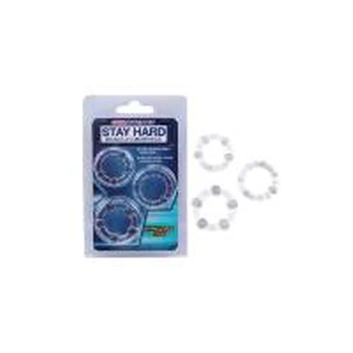 Anillos Stay Hard Erecciones / 2,30 cm Transparente Máximas Retardante 3ud