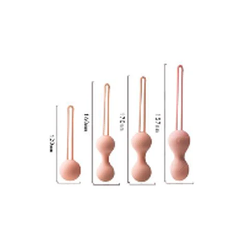 Bolas Kegel Ben Wa Balls 17*3.6cm / 17*3.2cm Rosa Vibradoras con Control Recargable