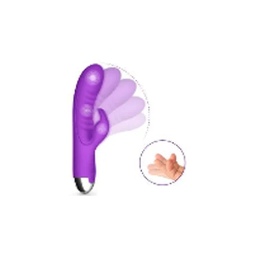 Vibrador Doble Motor Estimulación Rabbit Recargable USB