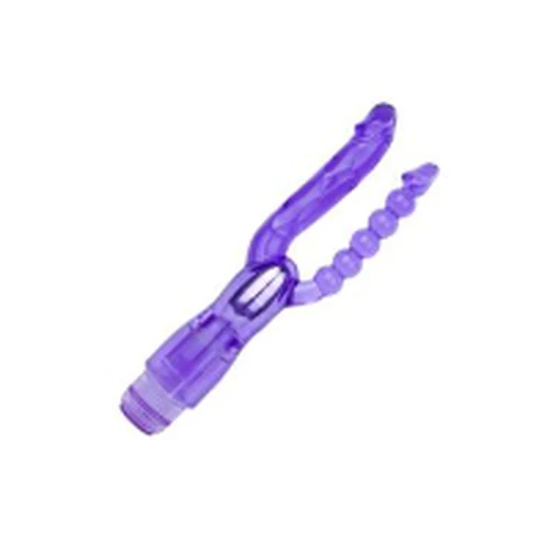Vibrador Consolador Doble Rosa - Violet Penetración Punto G Velocidades