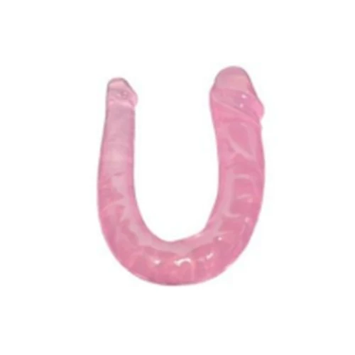 Dildo U Doble Cabeza Pene Flexible Suave Chico