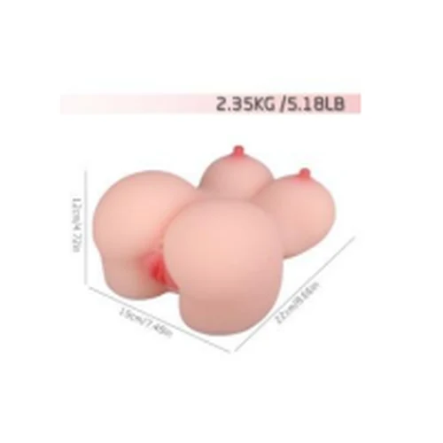 Masturbador Realista 3D Vagina Labios Ano Senos