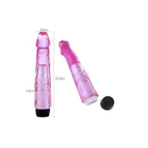 Vibrador Jelly Dildo Vibracion Realista 22.5 cm
