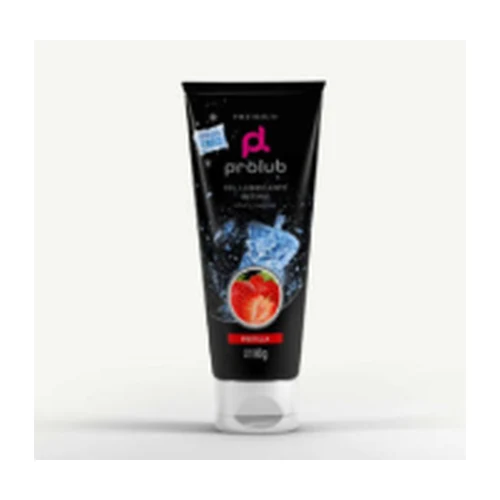 Gel Lubricante Premium Anal y Vaginal ProLub efecto Frio Frutilla 80g