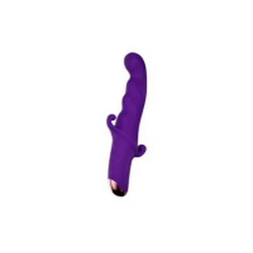 Vibrador Dildo Silicona Punto G 10 Violeta Velocidades