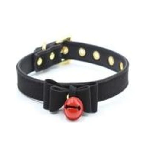 Gargantilla Collar Bondage Choker Cascabel Y Moña