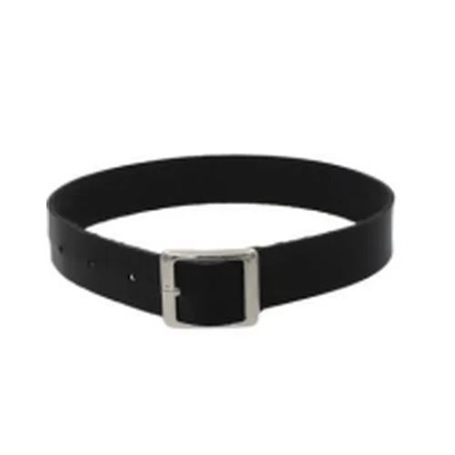 Gargantilla Collar Bondage Choker Negro Hebilla Cinto