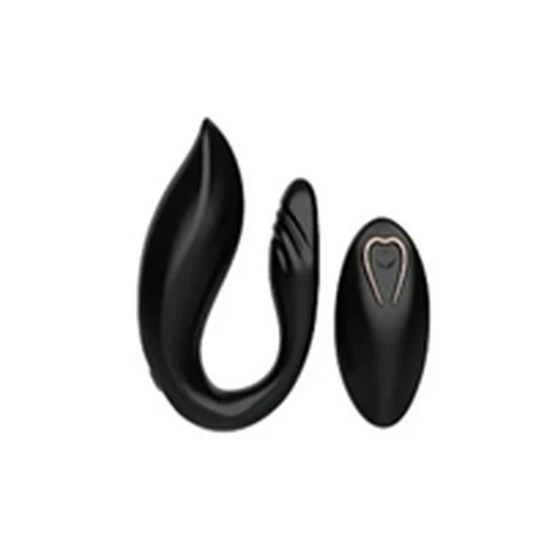 Vibrador en U con Control Remoto 10 Modos Doble Motor Motor doble