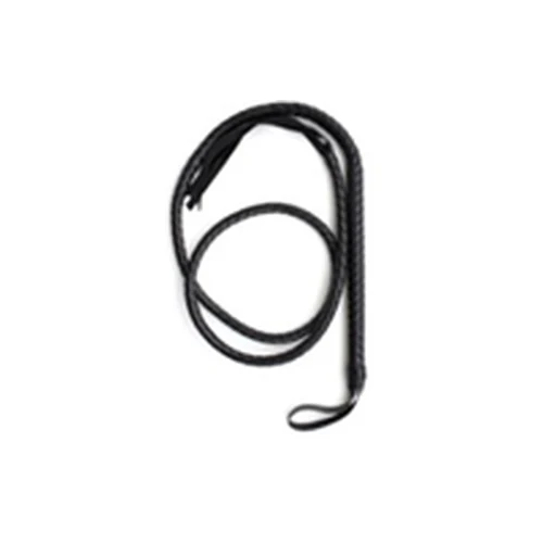 Látigo Largo De 190 Cm Cuero Whip Negro Bondage BDSM