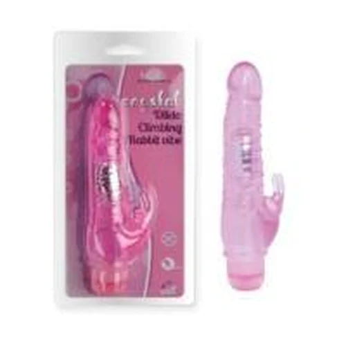 Dildo Rabbit Vibrador Estimulador Rosa Masaje Clítoris Silicona