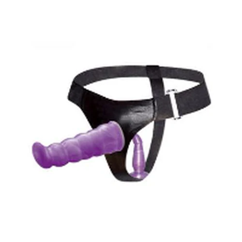 φ37x125 mm Arnes Sujetador Consolador Doble Penetracion Dildo