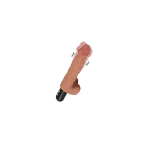 Consolador Vibrador De Mano Dildo Beige Pene 10 Velocidades