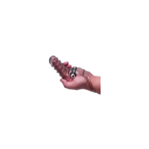 Funda Silicona Manos Dedos Violeta / Masturbacion Con Vibrador Transparente 3*LR1130